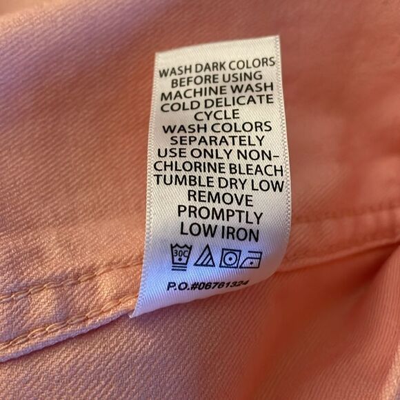 Women's Pink Denim Jacket - Picture 7 of 8